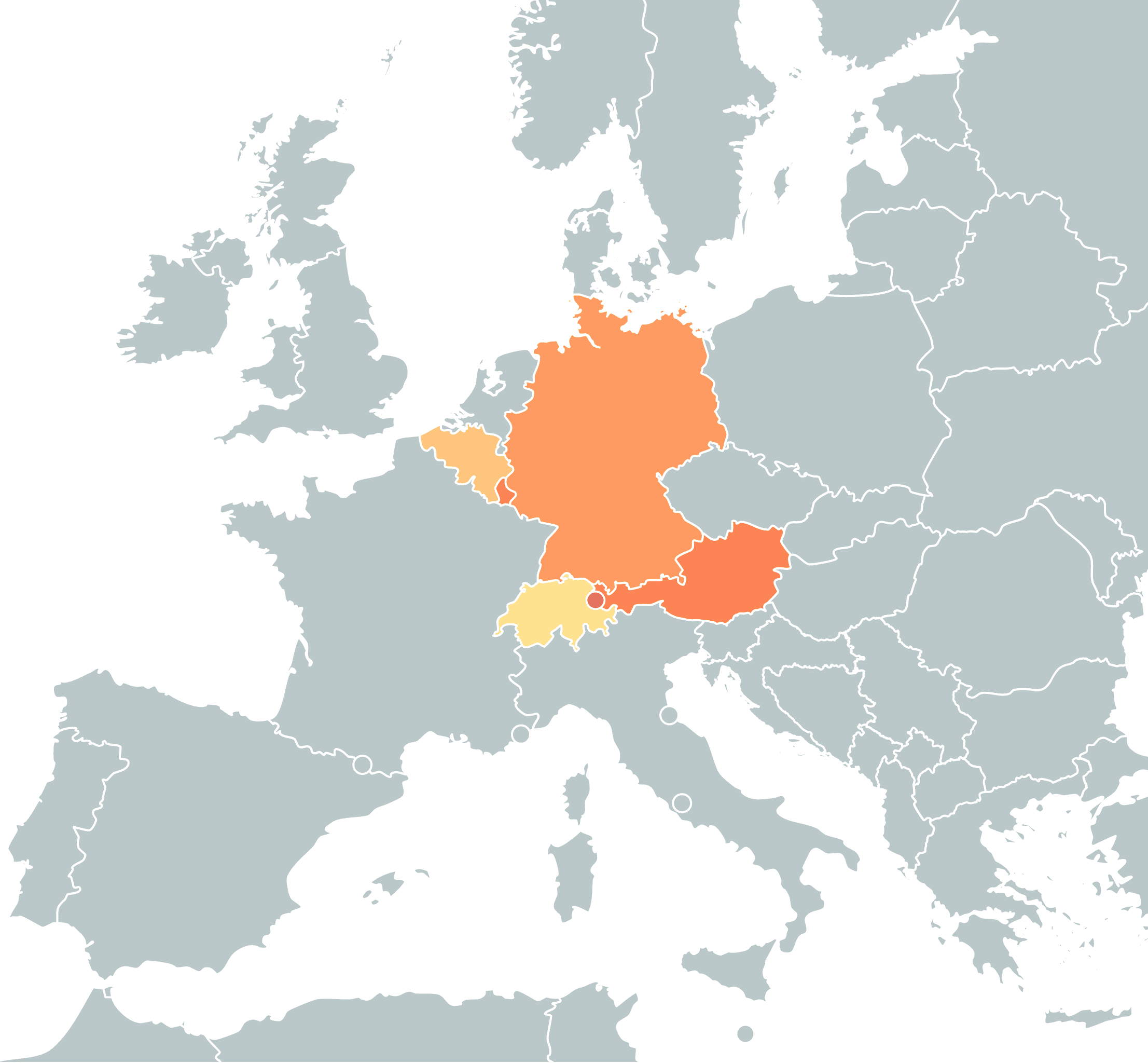 where german is spoken